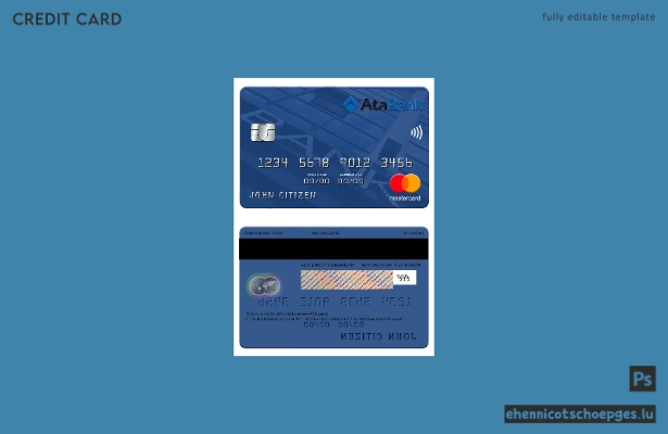 Beispielvorschau der Azerbaijan ATA Bank Mastercard
